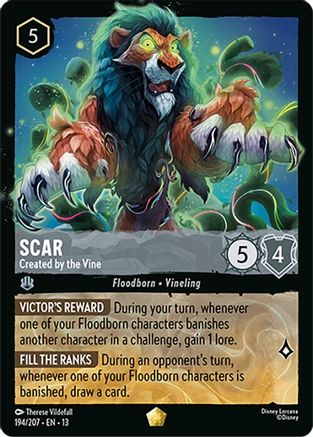 Scar - Created by the Vine (194/204) Attack of the Vine (Non-Foil)