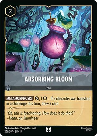 Absorbing Bloom (206/204) Attack of the Vine (Cold Foil)