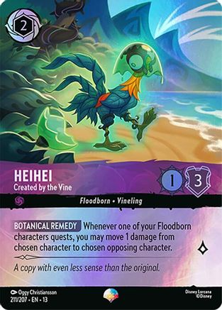 Heihei - Created by the Vine (Epic) (211/204) Attack of the Vine ()