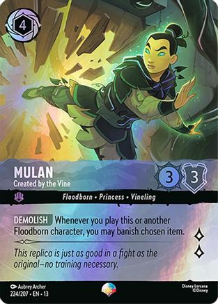Mulan - Created by the Vine (Epic) (224/204) Attack of the Vine ()
