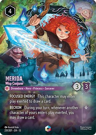 Merida - Wisp Conjurer (Enchanted) (231/204) Attack of the Vine ()