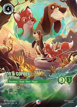 Tod & Copper - Best of Friends (Enchanted) (236/204) Attack of the Vine ()