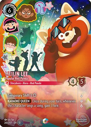 Meilin Lee - Popular Red Panda (Enchanted) (240/204) Attack of the Vine ()
