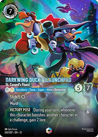 Darkwing Duck & Launchpad - St. Canard's Finest (Enchanted) (242/204) Attack of the Vine ()