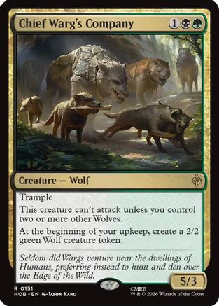 Chief Warg's Company (HOB-151) - The Hobbit