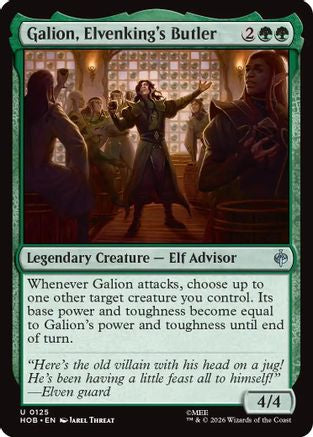 Galion, Elvenking's Butler (HOB-125) - The Hobbit Foil