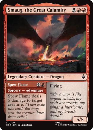 Smaug, the Great Calamity (HOB-109) - The Hobbit