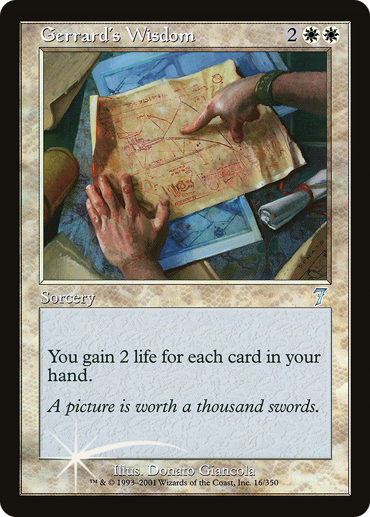 Gerrard's Wisdom (7ED-16★) - 7th Edition Foil