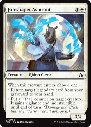 Fateshaper Aspirant (FRA-006) - Reality Fracture
