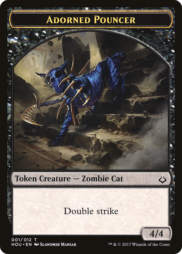Adorned Pouncer (HOU-001) - Hour of Devastation Tokens
