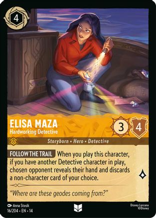 Elisa Maza - Hardworking Detective (16/204) Hyperia City (Non-Foil)