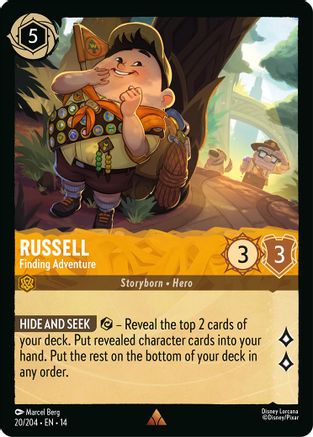 Russell - Finding Adventure (20/204) Hyperia City (Non-Foil)