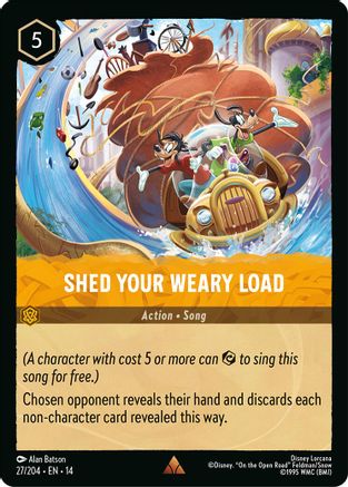 Shed Your Weary Load (27/204) Hyperia City (Cold Foil)