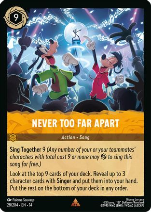 Never Too Far Apart (28/204) Hyperia City (Cold Foil)