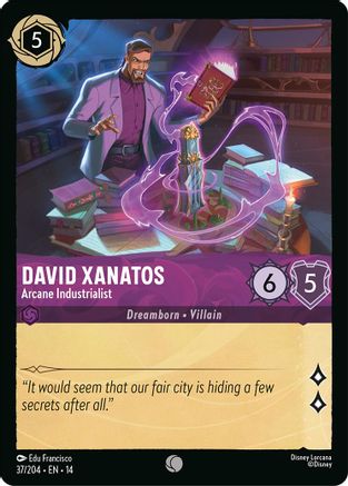 David Xanatos - Arcane Industrialist (37/204) Hyperia City (Non-Foil)