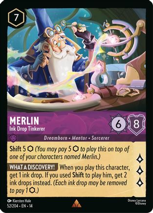 Merlin - Ink Drop Tinkerer (52/204) Hyperia City (Non-Foil)