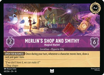 Merlin's Shop and Smithy - Magical Market (68/204) Hyperia City (Non-Foil)