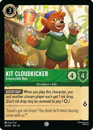 Kit Cloudkicker - Irrepressible Bear (74/204) Hyperia City (Non-Foil)