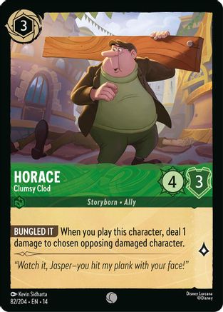 Horace - Clumsy Clod (82/204) Hyperia City (Cold Foil)
