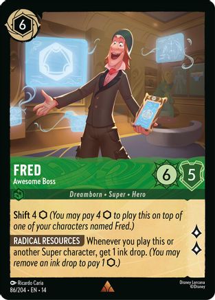 Fred - Awesome Boss (86/204) Hyperia City (Non-Foil)