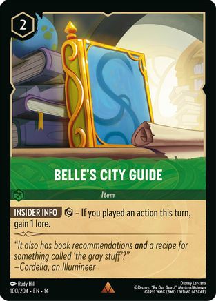 Belle's City Guide (100/204) Hyperia City (Cold Foil)