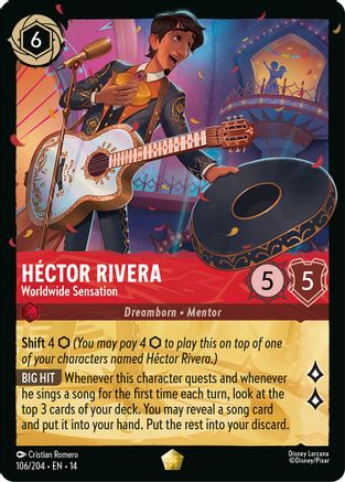 Hector Rivera - Worldwide Sensation (106/204) Hyperia City (Cold Foil)