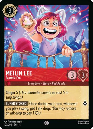 Meilin Lee - Ecstatic Fan (123/204) Hyperia City (Cold Foil)