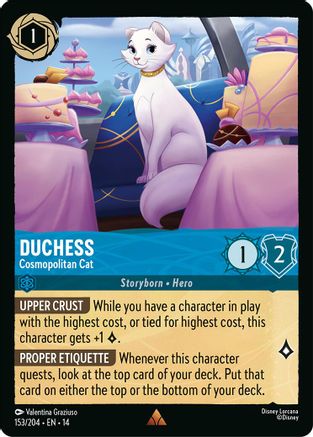 Duchess - Cosmopolitan Cat (153/204) Hyperia City (Cold Foil)