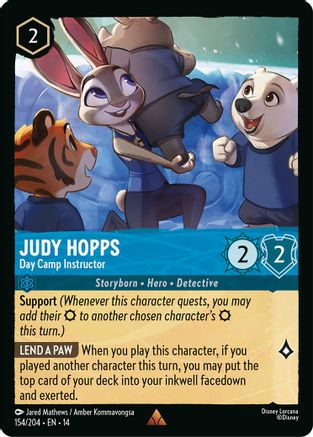 Judy Hopps - Day Camp Instructor (154/204) Hyperia City (Non-Foil)