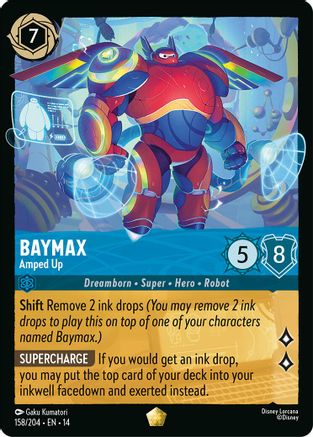 Baymax - Amped Up (158/204) Hyperia City (Cold Foil)