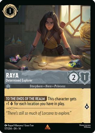 Raya - Determined Explorer (177/204) Hyperia City (Cold Foil)