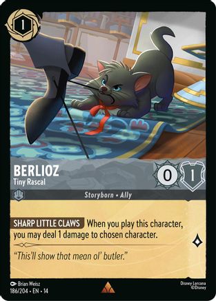 Berlioz - Tiny Rascal (186/204) Hyperia City (Cold Foil)