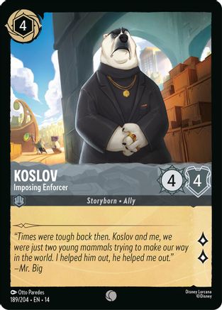 Koslov - Imposing Enforcer (189/204) Hyperia City (Non-Foil)
