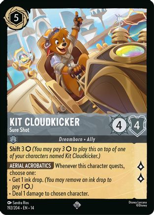 Kit Cloudkicker - Sure Shot (192/204) Hyperia City (Cold Foil)