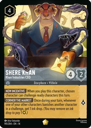 Shere Khan - Khan Industries CEO (195/204) Hyperia City (Non-Foil)