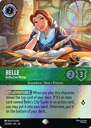 Belle - Reflective Writer (Epic) (212/204) Hyperia City ()