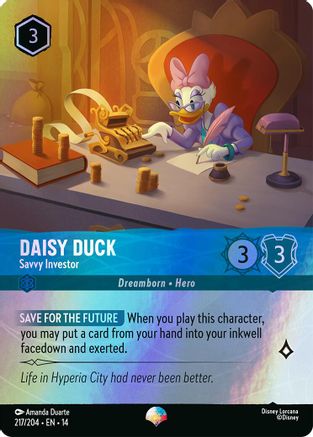 Daisy Duck - Savvy Investor (Epic) (217/204) Hyperia City ()