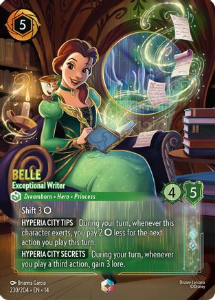Belle - Exceptional Writer (Enchanted) (230/204) Hyperia City ()