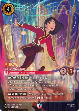 Mulan - Martial Arts Master (Enchanted) (234/204) Hyperia City ()