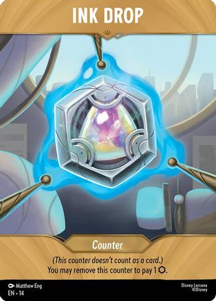 Ink Drop (Blue) Hyperia City (Non-Foil)