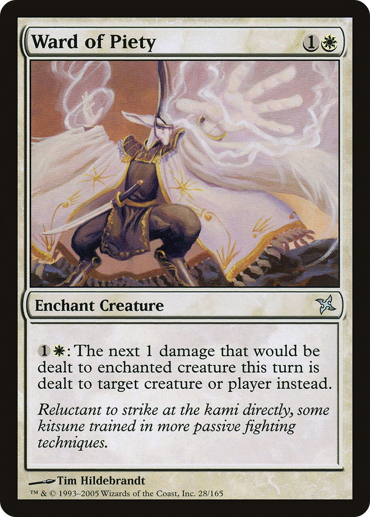 Ward of Piety (BOK-028) - Betrayers of Kamigawa