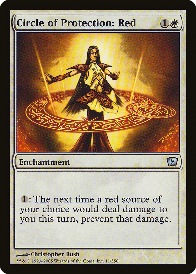 Circle of Protection: Red (9ED-011) - 9th Edition