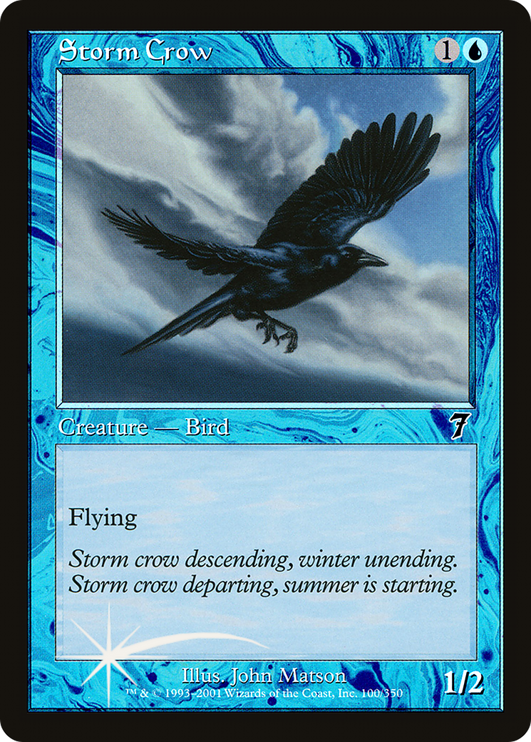 Storm Crow (7ED-100★) - 7th Edition Foil