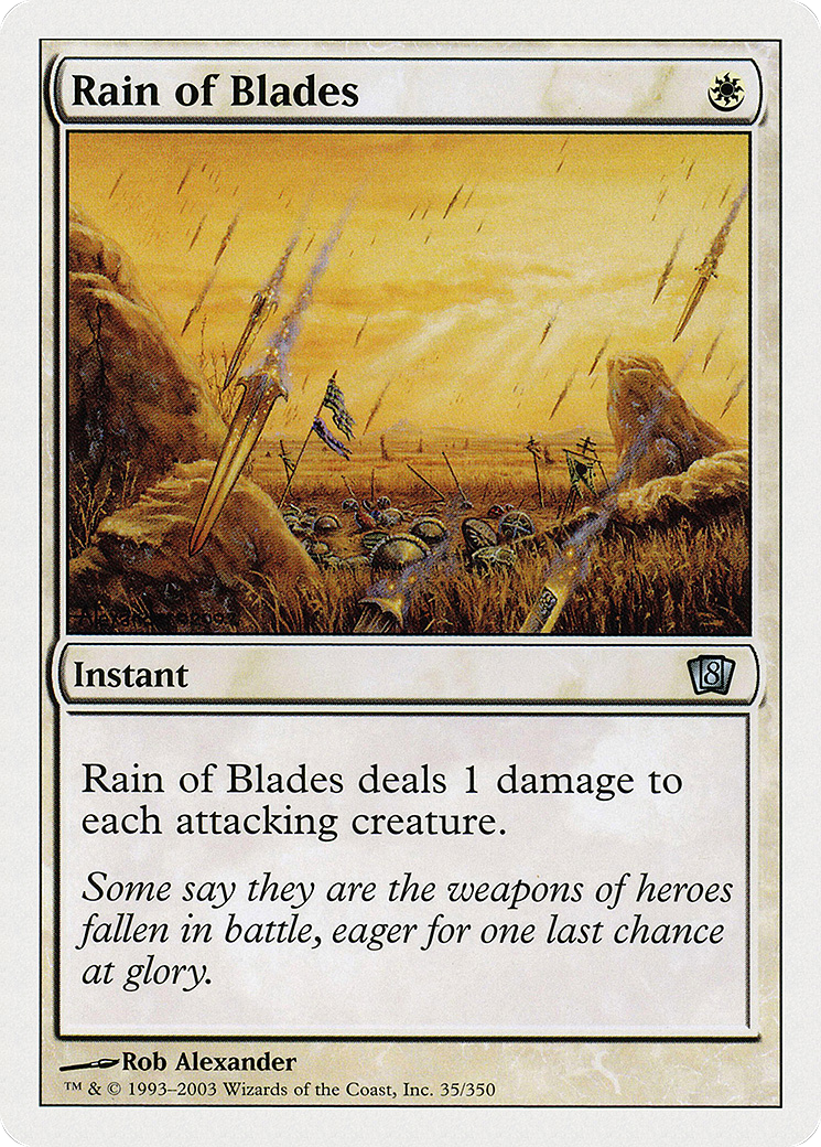 Rain of Blades (8ED-035) - 8th Edition