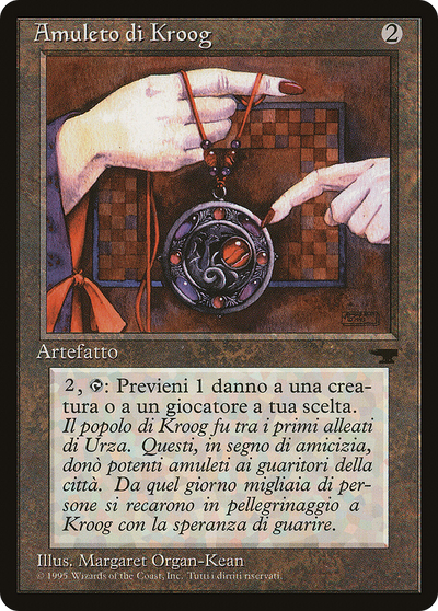 Amulet of Kroog (Italian) - "Amuleto di Kroog" (REN-) - Rinascimento