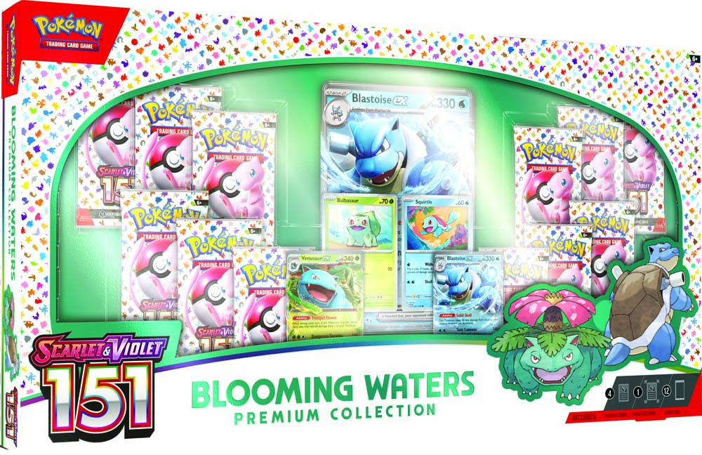 Pokemon TCG: Scarlet & Violet: 151 Blooming Waters Premium Collection *Sealed*