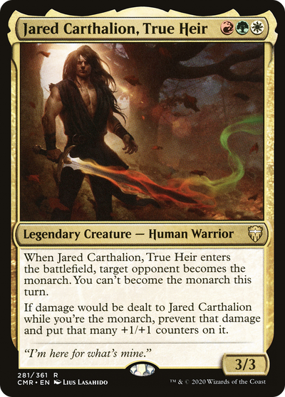 Jared Carthalion, True Heir (CMR-281) - Commander Legends