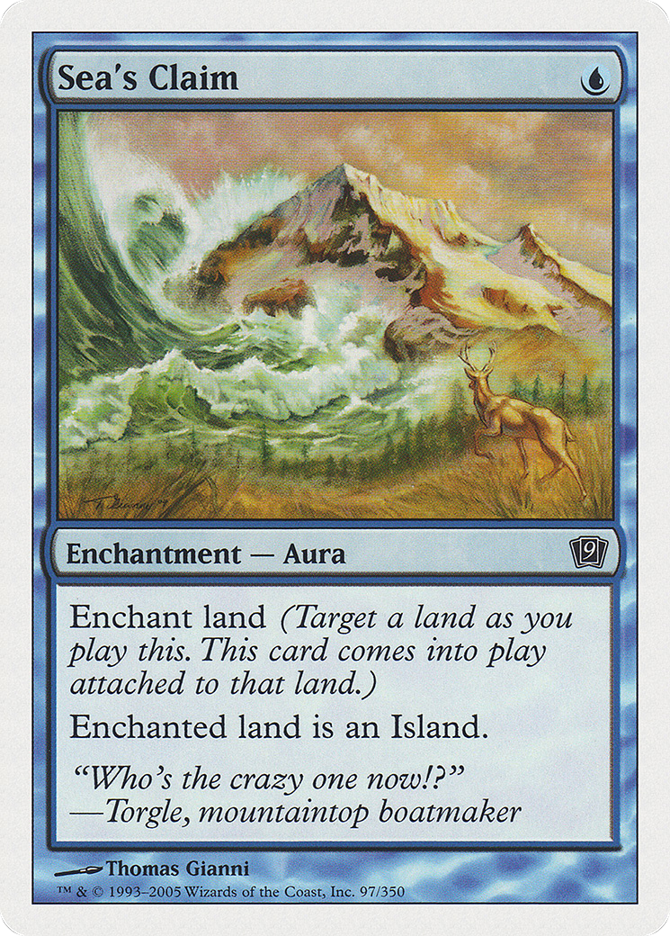 Sea's Claim (9ED-) - 9th Edition Foil