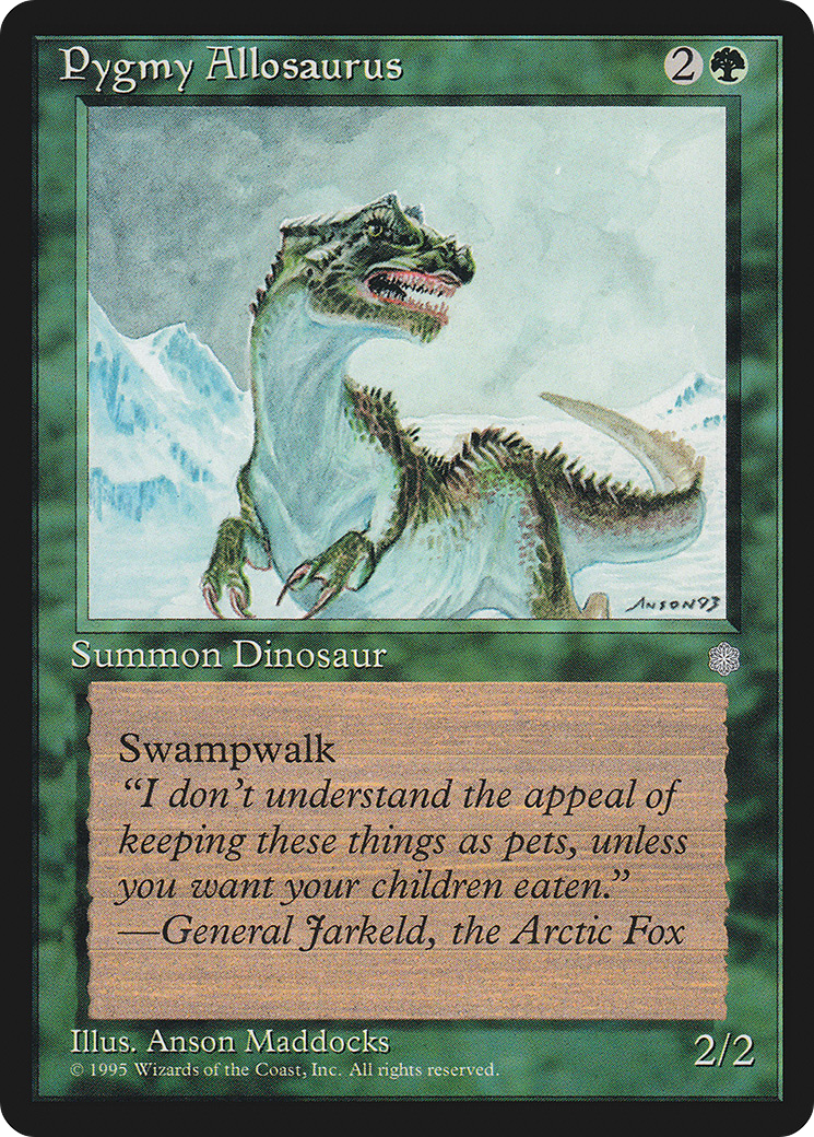 Pygmy Allosaurus (ICE-) - Ice Age