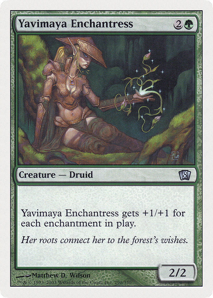 Yavimaya Enchantress (8ED-290) - 8th Edition Foil